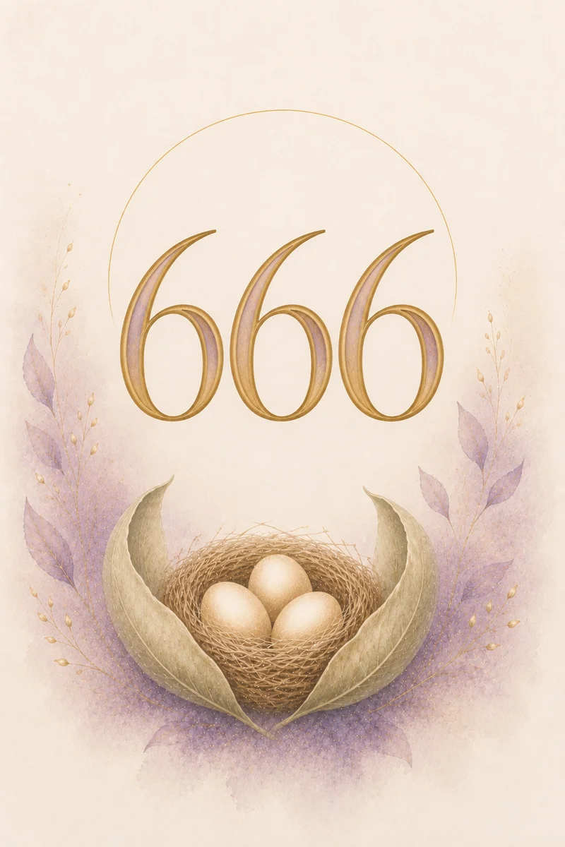 Angel number 666 meaning illustration