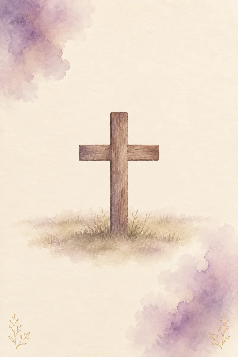 The Cross – Lenormand Card XXXVI · Symbol of fate, burden, and deep trial