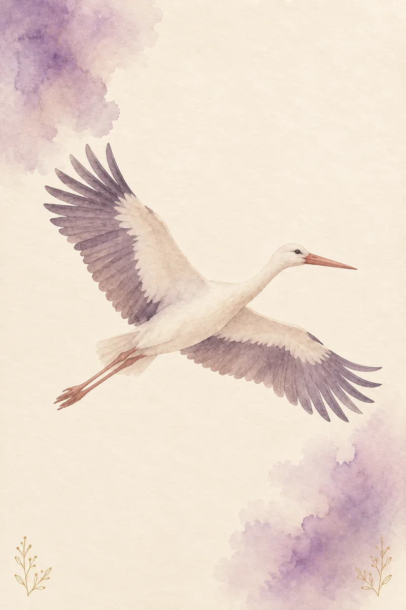 The Stork – Lenormand Card XVII · Symbol of change and renewal